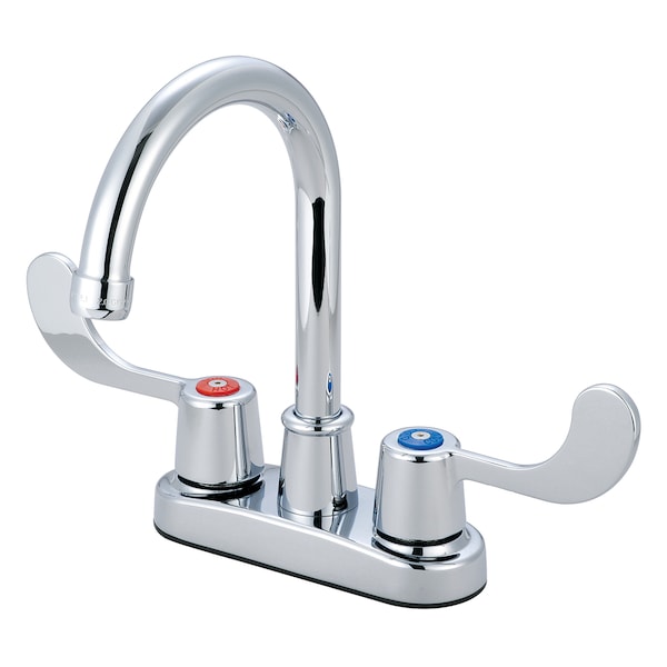 Olympia Faucets Two Handle Bar Faucet, NPSM, Bar, Polished Chrome, Number of Holes: 2 or 3 Hole B-8170 - main